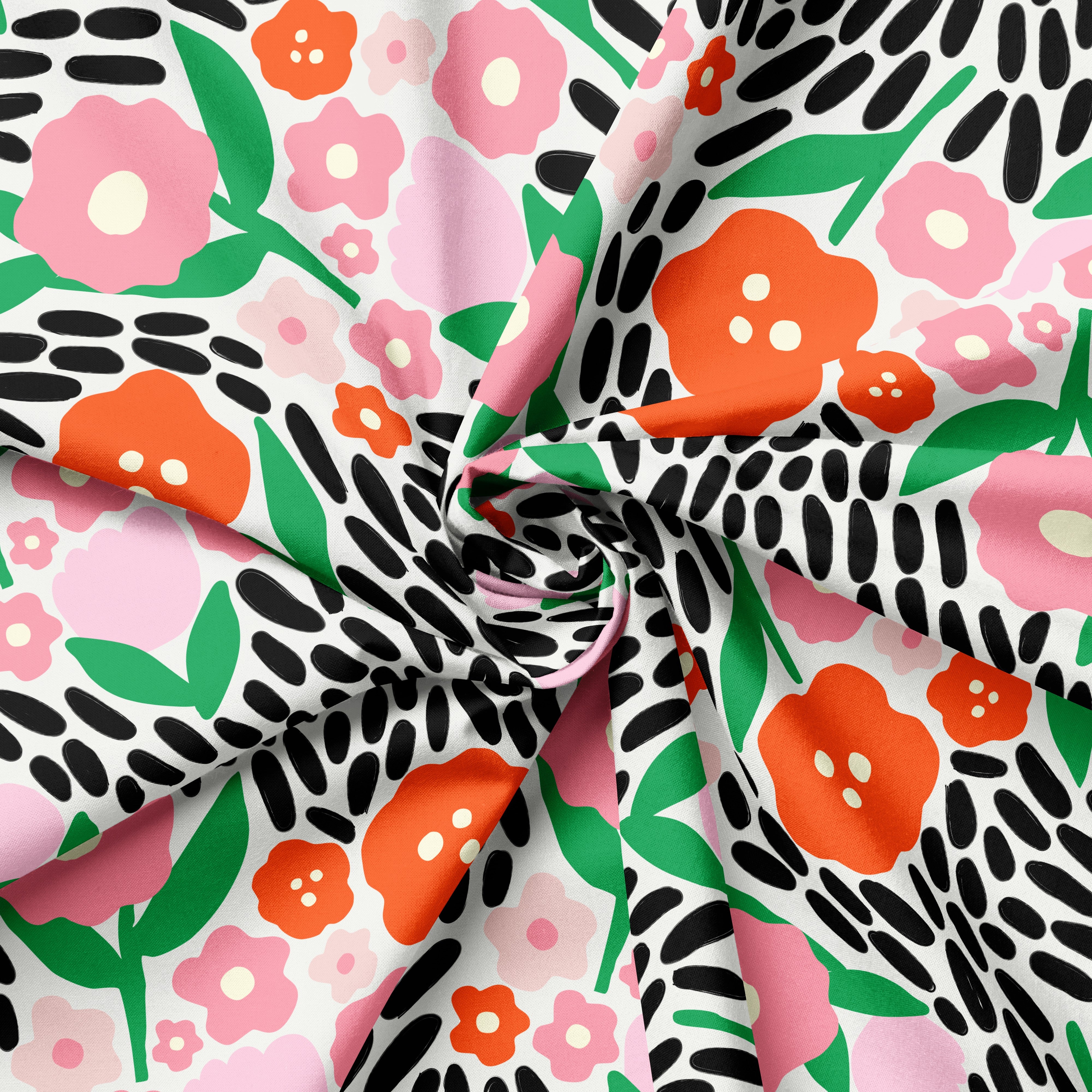 Dawn Swathe Ink | Fabric by the Metre