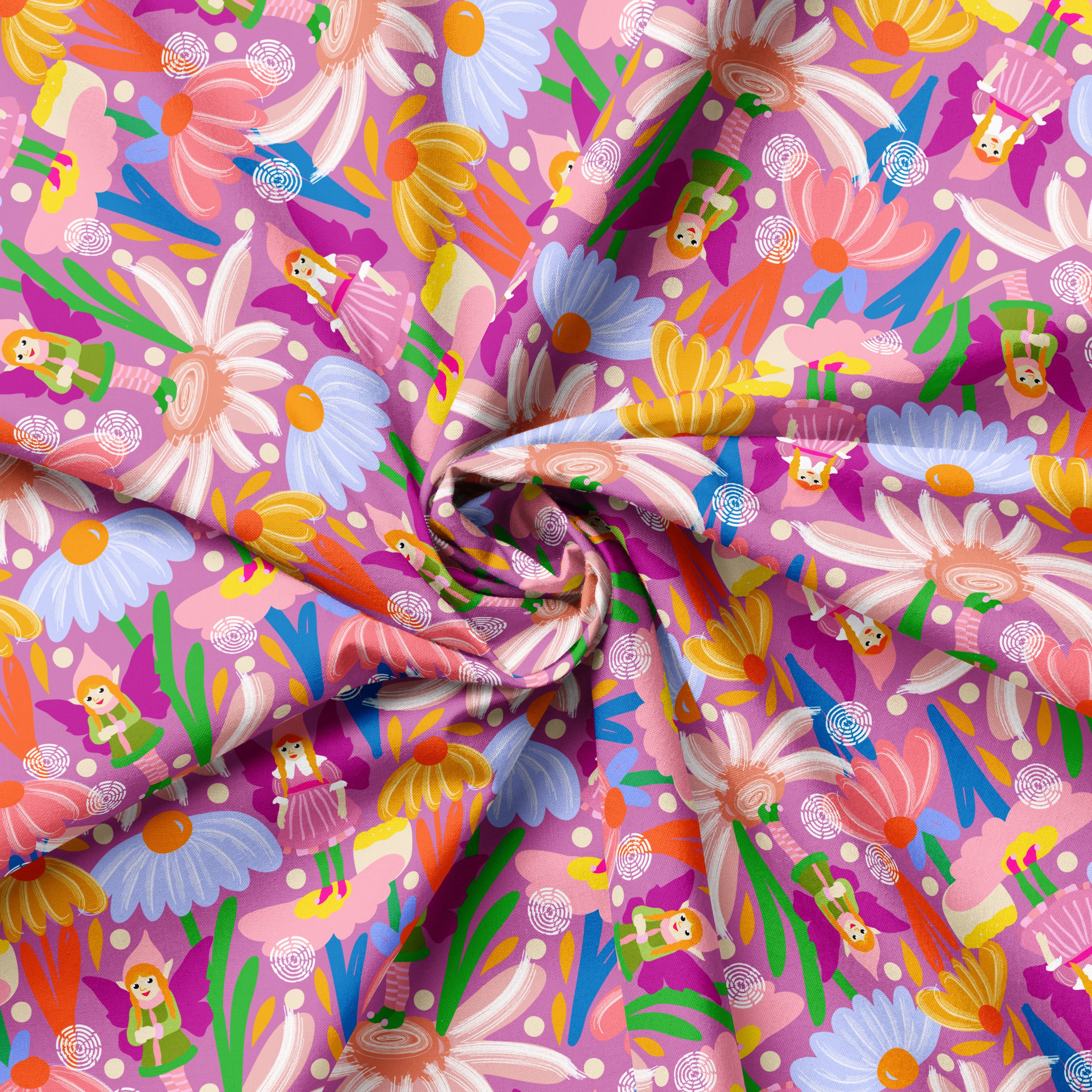 Elven Grove Mauve | Fabric by the Metre