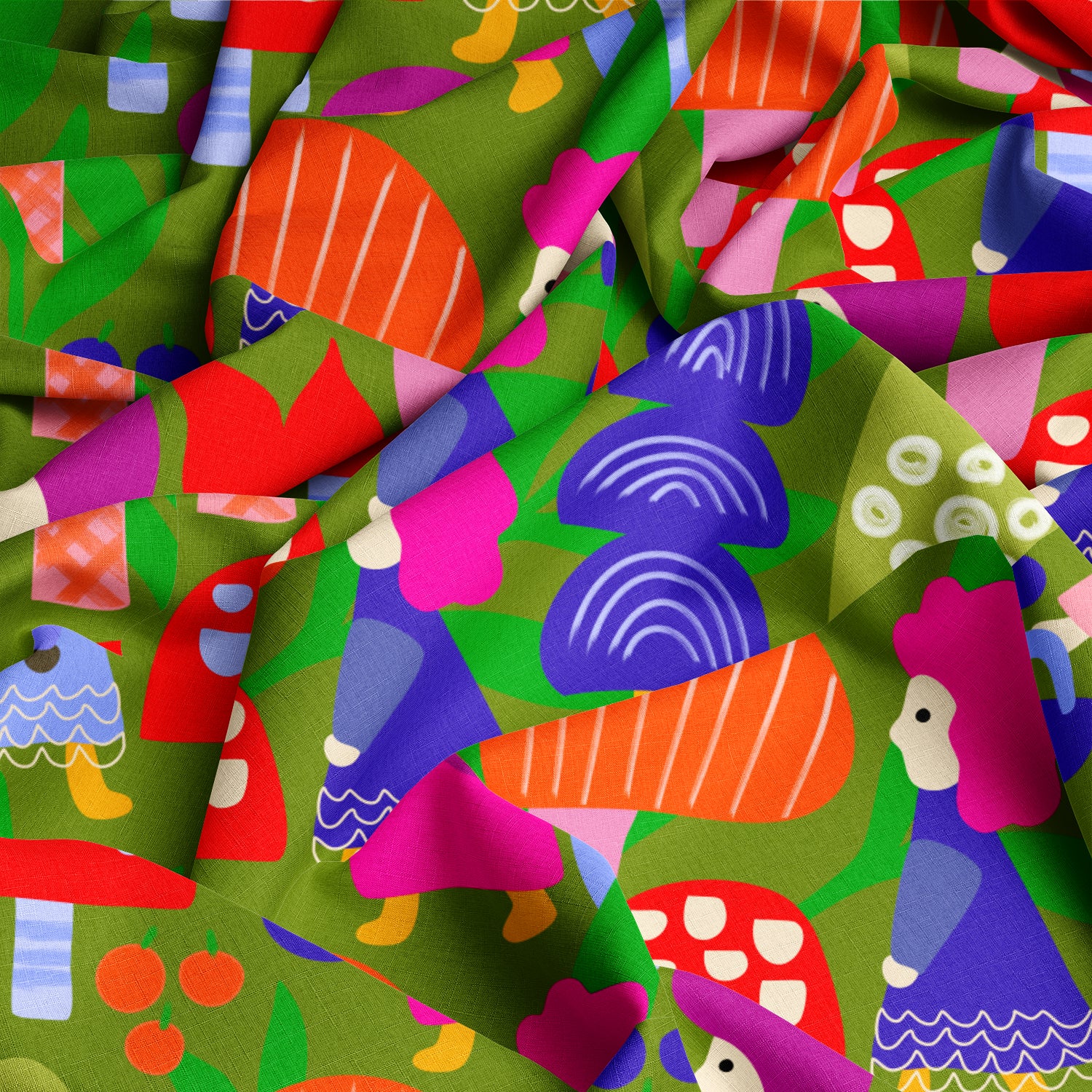 Fungi Flo | Fabric by the Metre