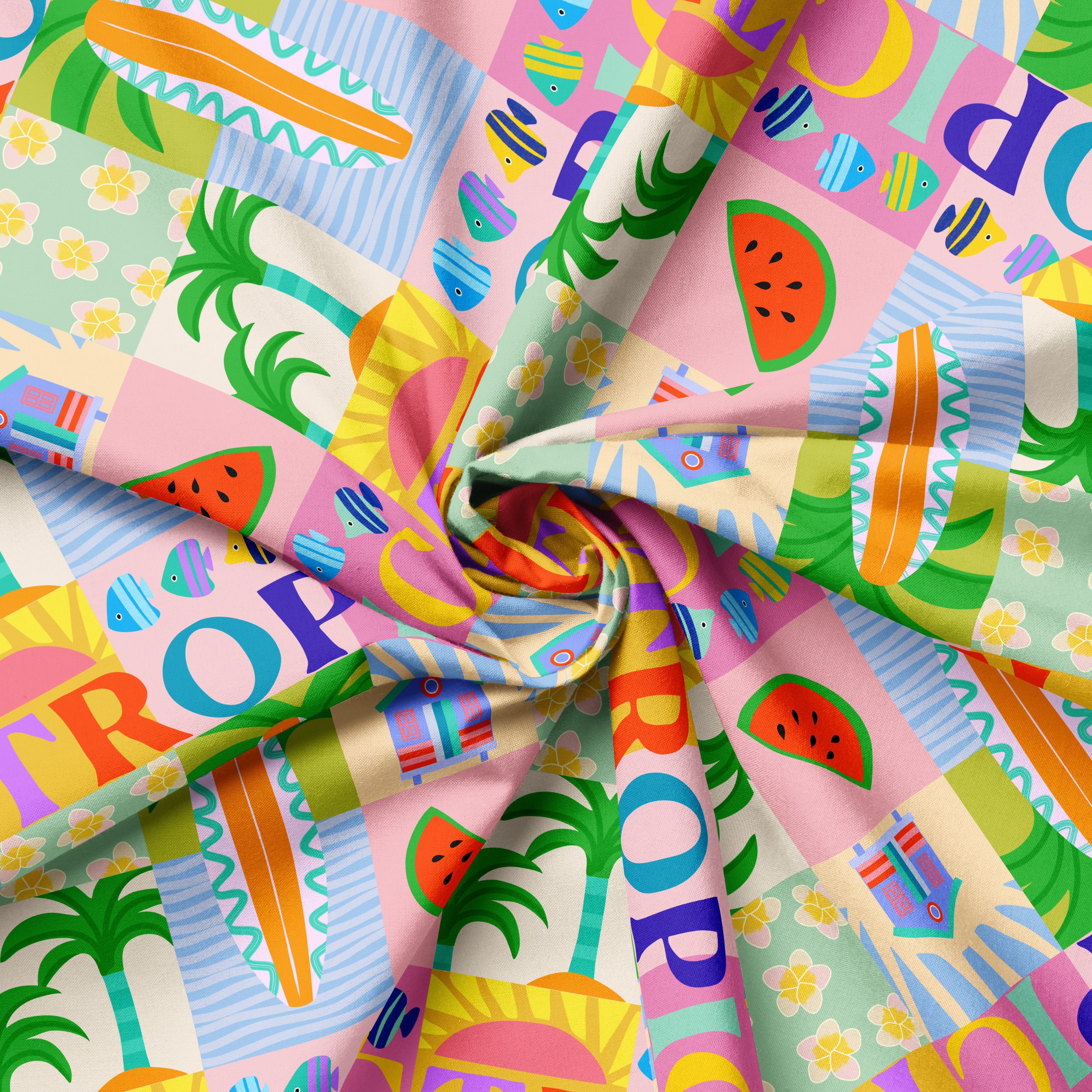 Hello Tropic | Fabric by the Metre