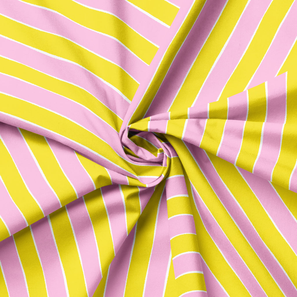 Lemondrop Stripe | Fabric by the Metre