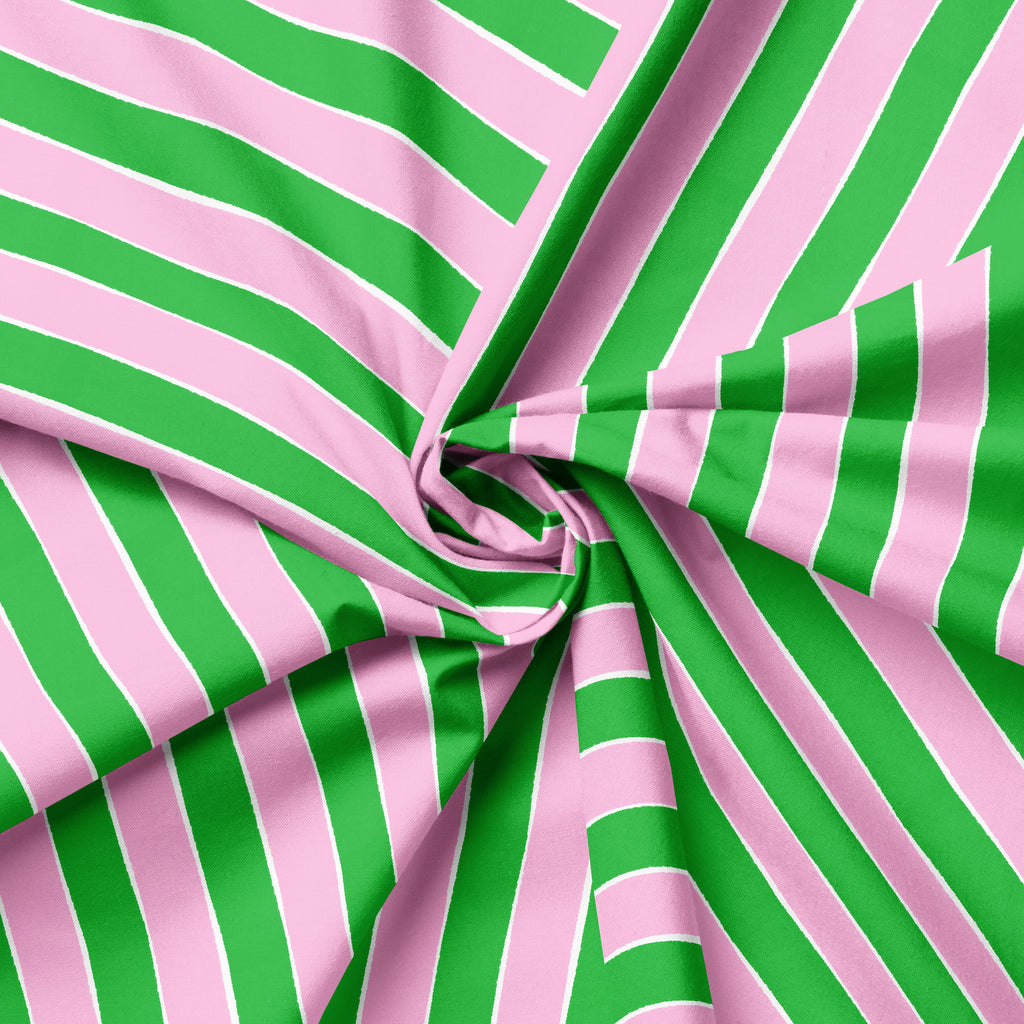 Pistachio Stripe | Fabric by the Metre