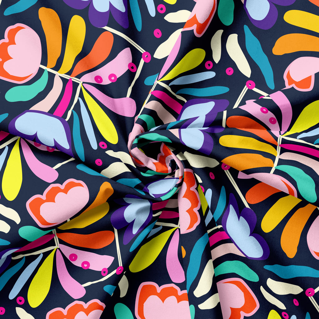 Pulsar Rainbow | Fabric by the Metre