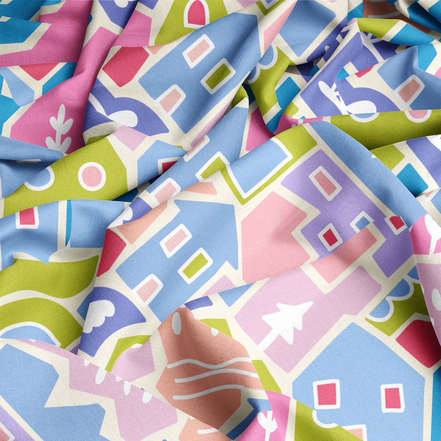 Small City | Fabric by the Metre
