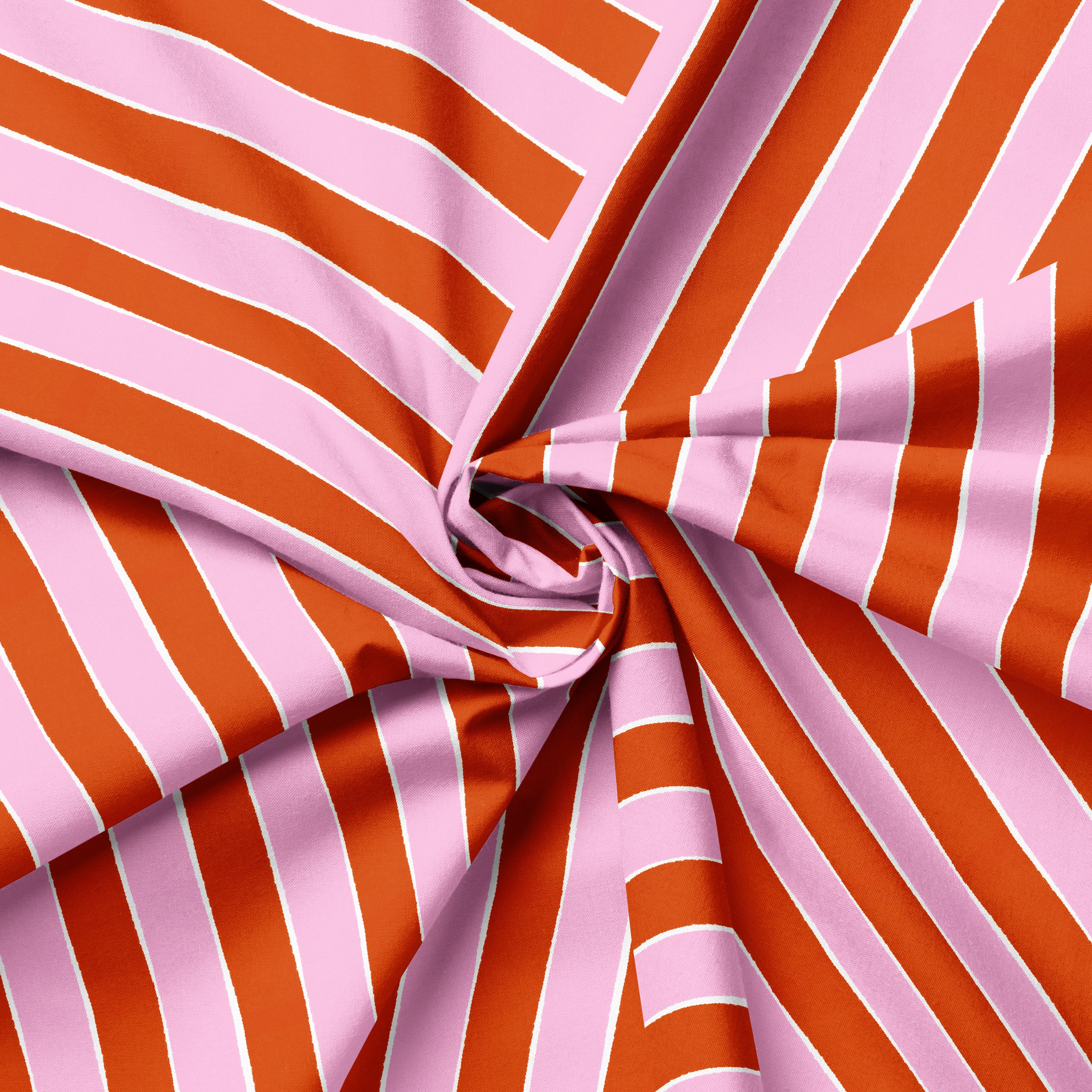 Wild Cherry Stripe | Fabric by the Metre