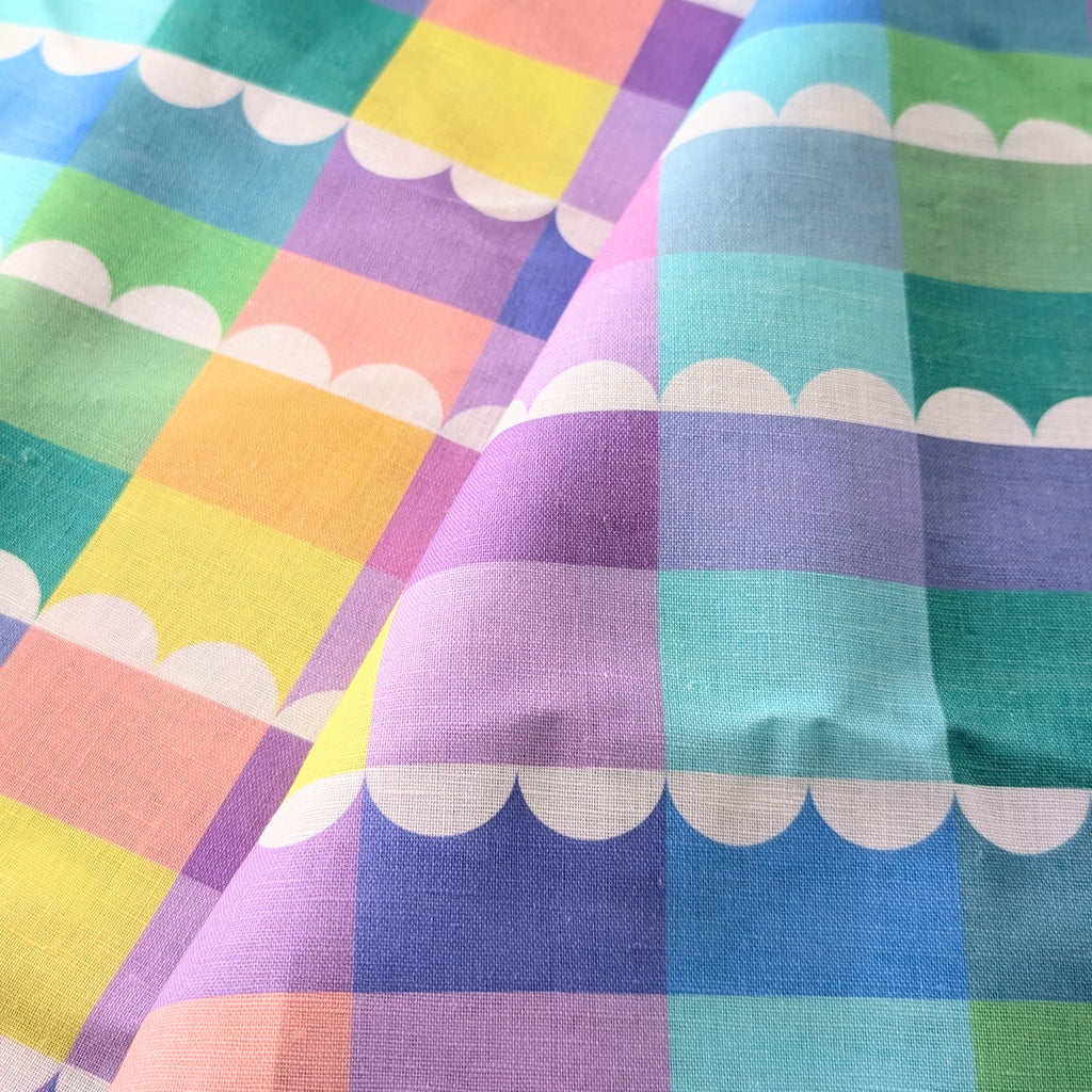 Lolly Shop Frills | Linen Cotton | Ready-To-Ship