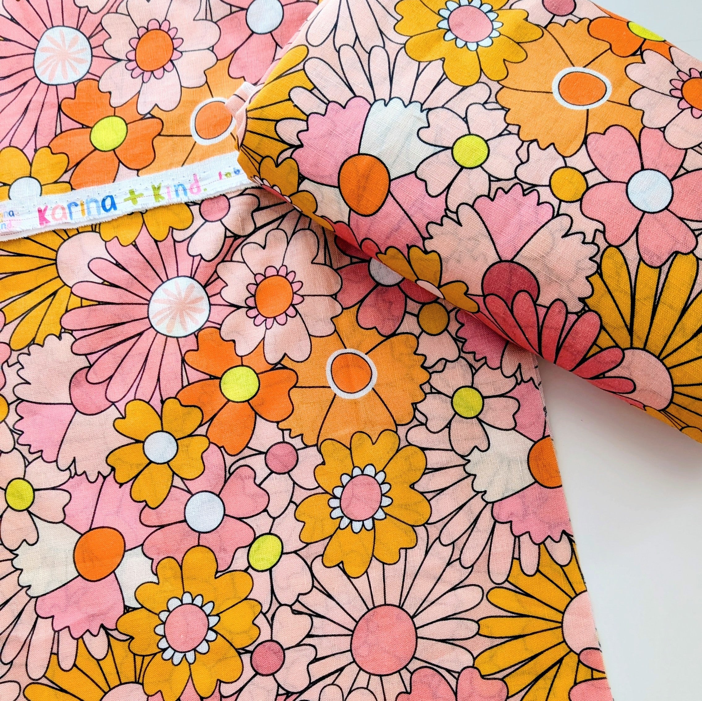 Arden Flowers | Linen Cotton | Ready-To-Ship