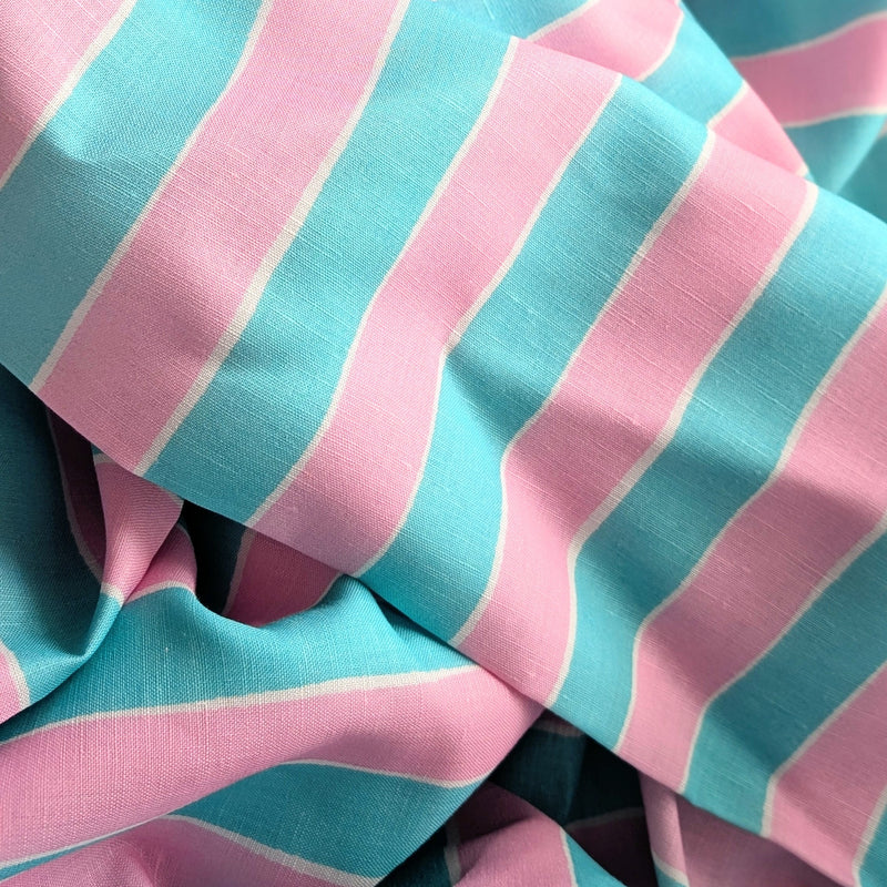 Peppermint Stripe | Linen Cotton | Ready-To-Ship